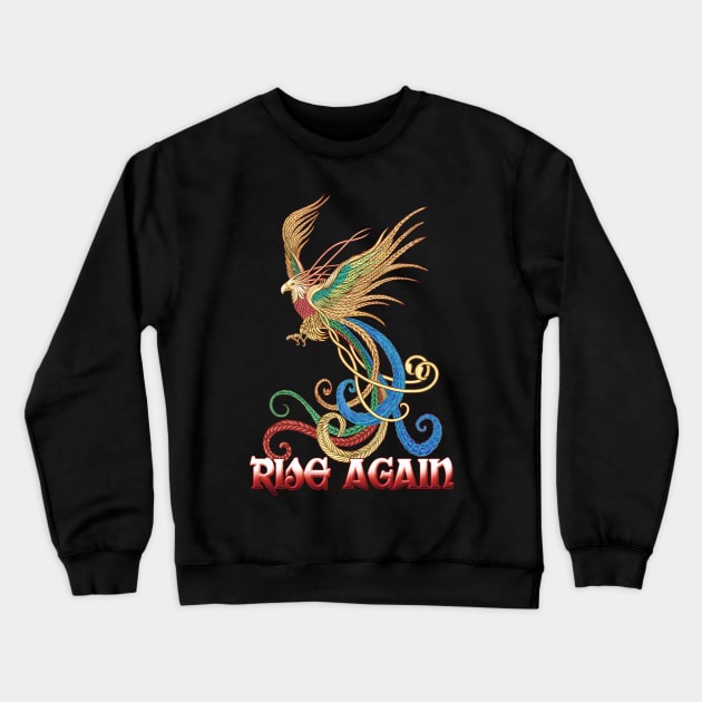 Phoenix Rising - Rise Again Crewneck Sweatshirt by Old World Opus